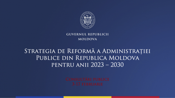 ПРОЕКТ СТРАТЕГИИ РЕФОРМИРОВАНИЯ ГОСУДАРСТВЕННОГО УПРАВЛЕНИЯ НА 2023-2030 ГОДЫ БЫЛ ОПУБЛИКОВАН ДЛЯ ОБЩЕСТВЕННЫХ КОНСУЛЬТАЦИЙ