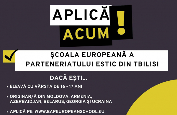 МИДЕИ ОБЪЯВЛЯЕТ НАБОР НА ЕВРОПЕЙСКУЮ ШКОЛЬНУЮ ПРОГРАММУ ВОСТОЧНОГО ПАРТНЕРСТВА В ГРУЗИИ
