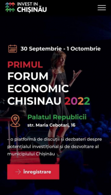 FORUMUL ECONOMIC CHIȘINĂU 2022