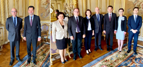 CONSULTĂRILE POLITICE MOLDO-FRANCEZE S-AU DESFĂȘURAT LA PARIS