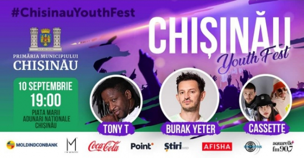LA CHIȘINĂU VA AVEA LOC CONCERTUL DEDICAT TINERILOR ACTIVI - "CHIȘINĂU YOUTH FEST"