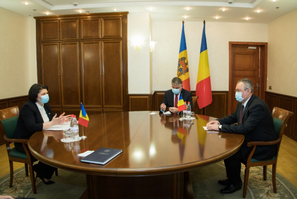 SITUAȚIA DIN REGIUNE ȘI AGENDA BILATERALA DISCUTATĂ DE PRIM-MINISTRA NATALIA GAVRILITA ȘI PRIM-MINISTRUL ROM N NICOLAE CIUCĂ