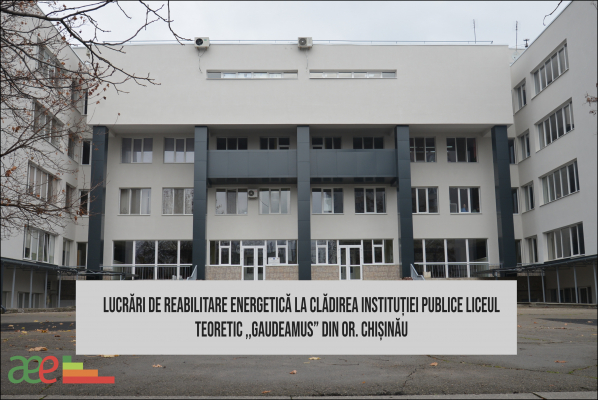 В ТЕОРЕТИЧЕСКОЙ ШКОЛЕ "ГАУДЕАМУС"ИЗ МУН. КИШИНЕВА ПРОВЕДЕНА ТЕРМИЧЕСКАЯ РЕАБИЛИТАЦИЯ ПРИ ПОДДЕРЖКЕ AEE