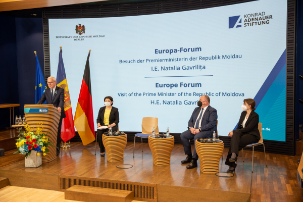 AGENDA EUROPEANĂ A REPUBLICII MOLDOVA, DISCUTATĂ LA MASA ROTUNDĂ, ORGANIZATĂ DE FUNDAȚIA KONRAD ADENAUER