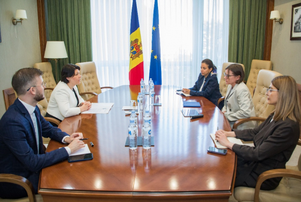 PRIM-MINISTRA NATALIA GAVRILIŢA A AVUT O ÎNTREVEDERE CU DIRECTOAREA BIROULUI REGIONAL PNUD, MIRJANA SPOLJARIC EGGER