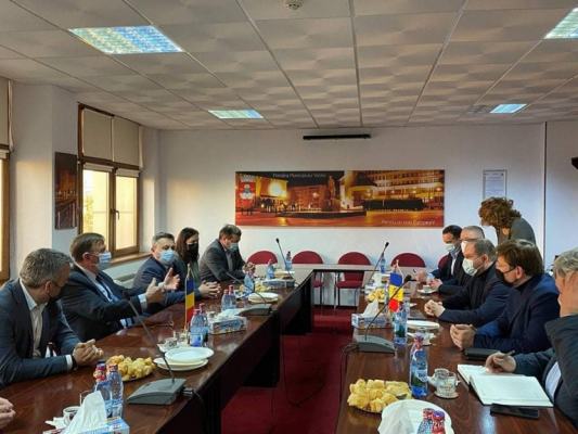 ION CEBAN ȘI DELEGAȚIA PRIMĂRIEI MUNICIPIULUI CHIȘINĂU SE AFLĂ ÎN VIZITĂ DE LUCRU LA VASLUI, ROMANIA