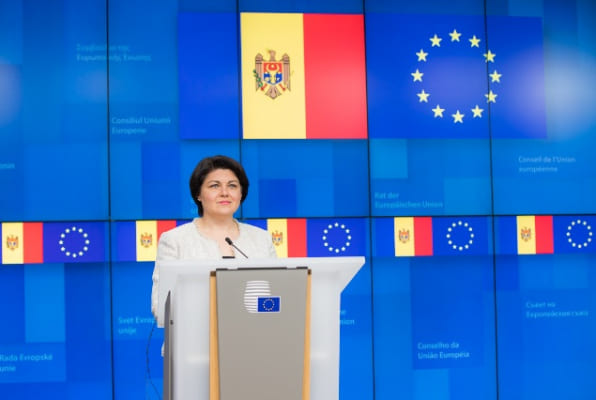 PRIM-MINISTRU NATALIA GAVRILITA EFECTUEAZĂ O VIZITĂ OFICIALĂ LA BRUXELLES