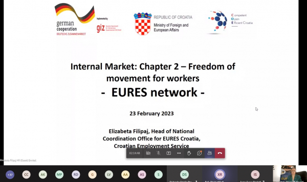 ANOFM A PARTICIPAT LA CURSUL DE INSTRUIRE DESFĂȘURAT DE REȚEAUA EURES