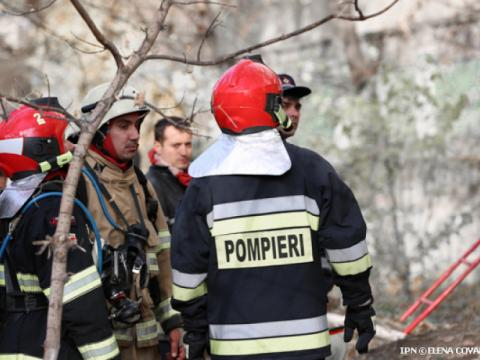 INTERVENȚIA SALVATORILOR LA CENTRUL DE SANATATE PUBLICA DIN ORAȘUL BRICENI