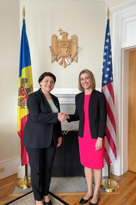 PRIORITĂȚILE DIALOGULUI MOLDO-AMERICAN, DISCUTATE DE PRIM-MINISTRA NATALIA GAVRILITA SI AMANDA SLOAT