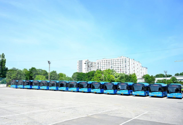 16 AUTOBUZE MODERNE VOR FI ADUSE ÎN CAPITALĂ
