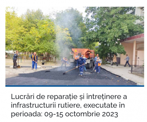 LUCRĂRILE DE REPARAȚIE ŞI ÎNTREȚINERE A INFRASTRUCTURII RUTIERE