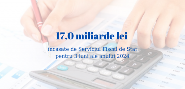 SERVICIUL FISCAL DE STAT A ÎNREGISTRAT UN NOU RECORD DE ÎNCASĂRI PER ZI ÎN LUNA MARTIE 2024