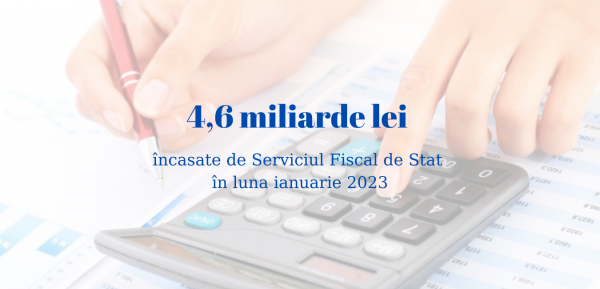 4,6 МЛРД ЛЕЕВ СОБРАНО ГОСУДАРСТВЕННОЙ НАЛОГОВОЙ СЛУЖБОЙ ЗА ПЕРВЫЙ МЕСЯЦ 2023 ГОДА