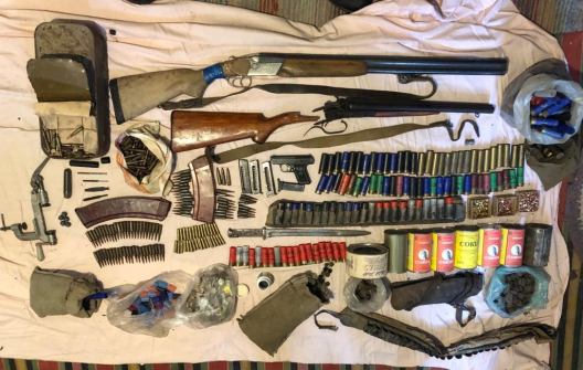 НЕСКОЛЬКО ЕДИНИЦ ОРУЖИЯ И БОЕПРИПАСОВ ИЗЪЯТЫХ В РАМКАХ ПОИСКОВ, ПРОВЕДЕННЫХ В ГОРОДЕ ВУЛКАНЕШТЬ