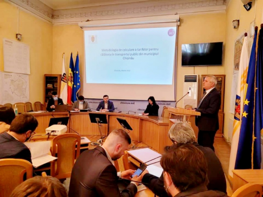 PREZENTAREA METODOLOGIEI DE CALCULARE A TARIFELOR PENTRU CĂLĂTORIE ÎN TRANSPORTUL PUBLIC DIN CHIȘINĂU