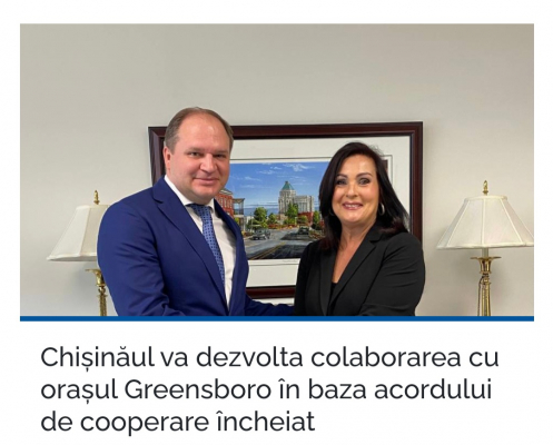 КИШИНЕВ БУДЕТ РАЗВИВАТЬ СОТРУДНИЧЕСТВО С ГОРОДОМ ГРИНСБОРО