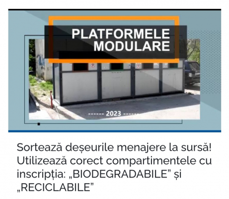 SORTAREA DEŞEURILOR MENAJERE LA SURSĂ
